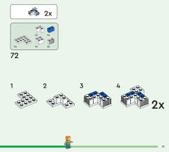 LEGO 21186 instructions page 71 – build guide