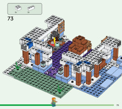 LEGO 21186 instructions page 73 – build guide
