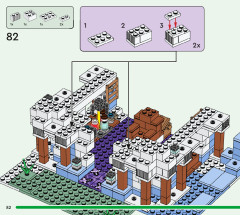 LEGO 21186 instructions page 82 – build guide