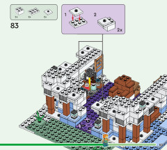 LEGO 21186 instructions page 83 – build guide