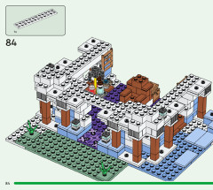 LEGO 21186 instructions page 84 – build guide