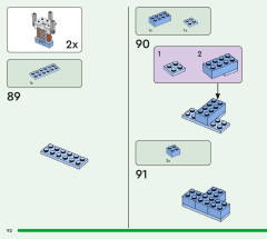 LEGO 21186 instructions page 92 – build guide