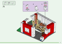LEGO 21187 instructions page 71 – build guide