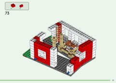 LEGO 21187 instructions page 73 – build guide