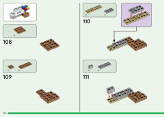 LEGO 21188 instructions page 110 – build guide