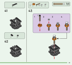 LEGO 21189 instructions page 33 – build guide