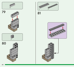 LEGO 21189 instructions page 60 – build guide