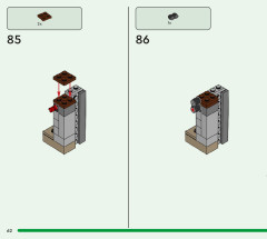 LEGO 21189 instructions page 62 – build guide