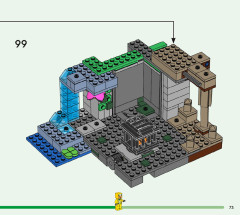 LEGO 21189 instructions page 73 – build guide