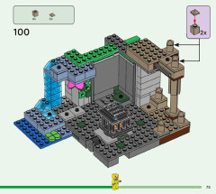 LEGO 21189 instructions page 75 – build guide