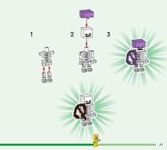 LEGO 21189 instructions page 77 – build guide