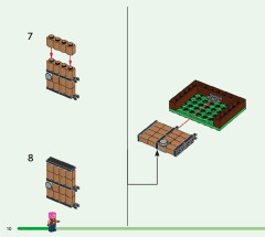 LEGO 21190 instructions page 10 – build guide