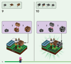 LEGO 21190 instructions page 14 – build guide