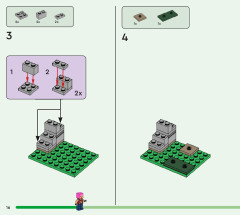 LEGO 21190 instructions page 16 – build guide