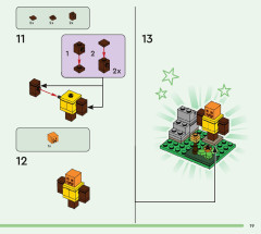 LEGO 21190 instructions page 19 – build guide