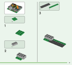 LEGO 21190 instructions page 21 – build guide