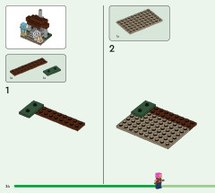 LEGO 21190 instructions page 34 – build guide
