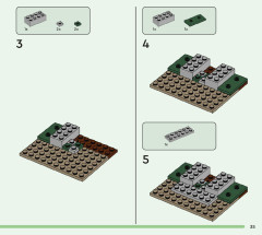 LEGO 21190 instructions page 35 – build guide