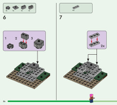 LEGO 21190 instructions page 36 – build guide