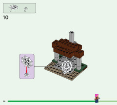 LEGO 21190 instructions page 38 – build guide