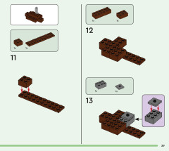 LEGO 21190 instructions page 39 – build guide
