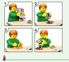 LEGO 21190 instructions page 4 – build guide