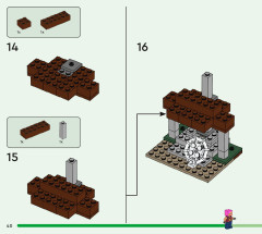 LEGO 21190 instructions page 40 – build guide