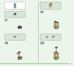 LEGO 21190 instructions page 41 – build guide