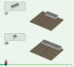 LEGO 21190 instructions page 45 – build guide