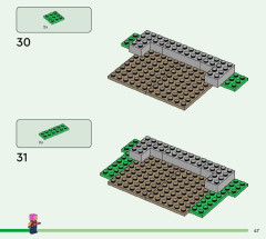 LEGO 21190 instructions page 47 – build guide