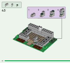 LEGO 21190 instructions page 56 – build guide