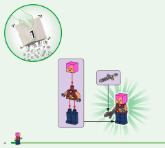 LEGO 21190 instructions page 6 – build guide