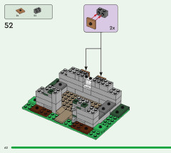 LEGO 21190 instructions page 62 – build guide