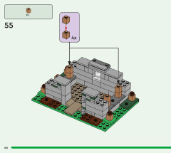 LEGO 21190 instructions page 66 – build guide