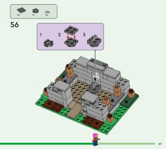 LEGO 21190 instructions page 67 – build guide