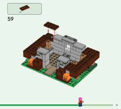 LEGO 21190 instructions page 71 – build guide