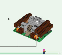 LEGO 21190 instructions page 73 – build guide