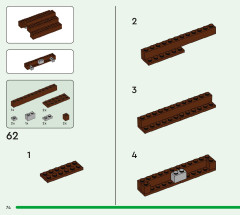 LEGO 21190 instructions page 74 – build guide