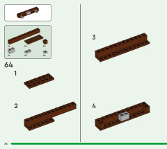 LEGO 21190 instructions page 76 – build guide