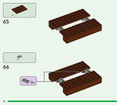 LEGO 21190 instructions page 78 – build guide