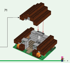 LEGO 21190 instructions page 81 – build guide