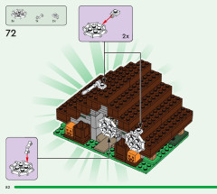 LEGO 21190 instructions page 82 – build guide