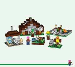 LEGO 21190 instructions page 83 – build guide