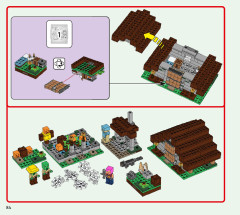 LEGO 21190 instructions page 84 – build guide