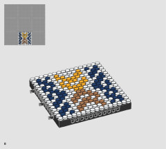 LEGO 21226 instructions page 8 – build guide