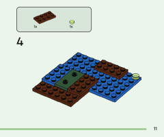 LEGO 21240 instructions page 11 – build guide