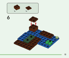 LEGO 21240 instructions page 13 – build guide