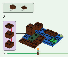 LEGO 21240 instructions page 14 – build guide