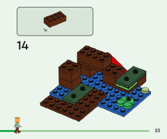 LEGO 21240 instructions page 23 – build guide