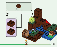 LEGO 21240 instructions page 31 – build guide